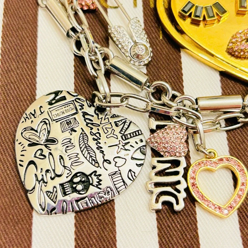 💰SOLD💰🔥NWOT🔥VERY RARE Henri Bendel Pretty Punk Statement Necklace - Picture 5 of 16